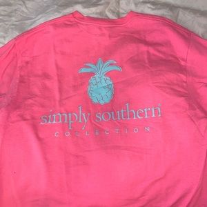 Pink + Pineapple Simply Southern Tee